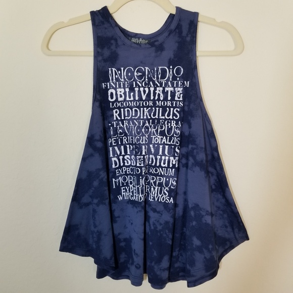 Womens Harry Potter Blue Swing Tank Top In Size Xs